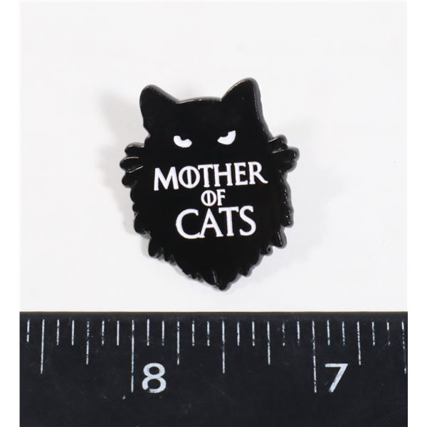 NEW MOTHER OF CATS LAPEL PIN