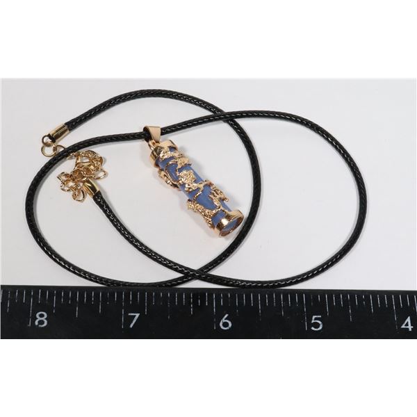 NEW GLOW IN THE DARK BLUE DRAGON DESIGN PENDANT