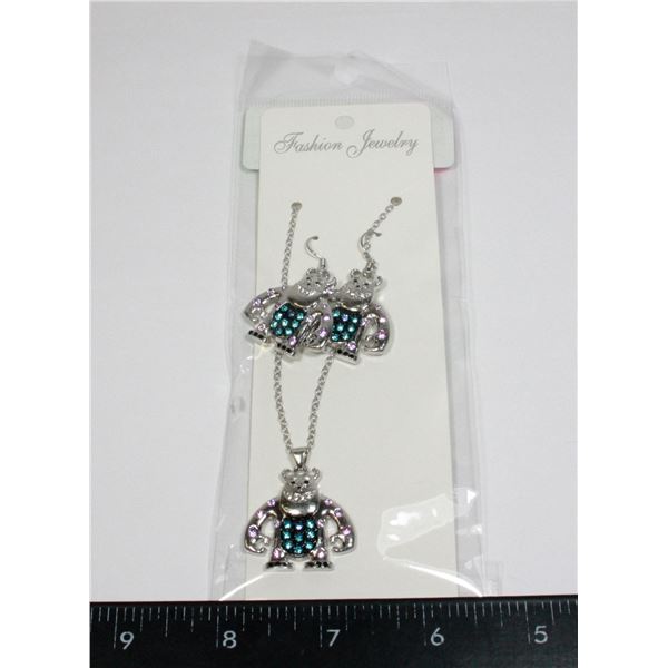 NEW MONSTER INC. THEME SULLEY SILVER TONE