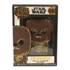 Image 1 : A large Funko Pop Pin Chewbacca #08 Enamel Pin.