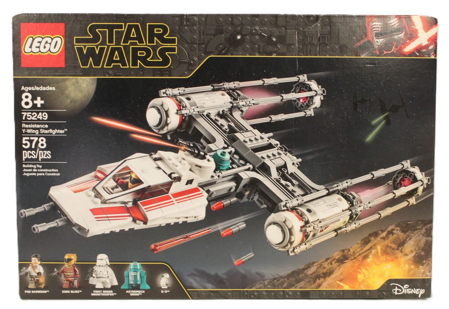 A Sealed New-In-Box Resistance Y-Wing Starfighter Lego Set 75249.