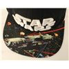 Image 2 : A Vintage Star Wars Logo Hat with Millenium Falcon and X-Wing Star Fighter Sublimated Image on the B