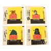Image 1 : A set of (4) Topps Return of the Jedi Bubble Gum Pack Wrappers