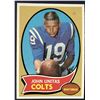Image 1 : 1970 TOPPS JOHNNY UNITAS (HOF)