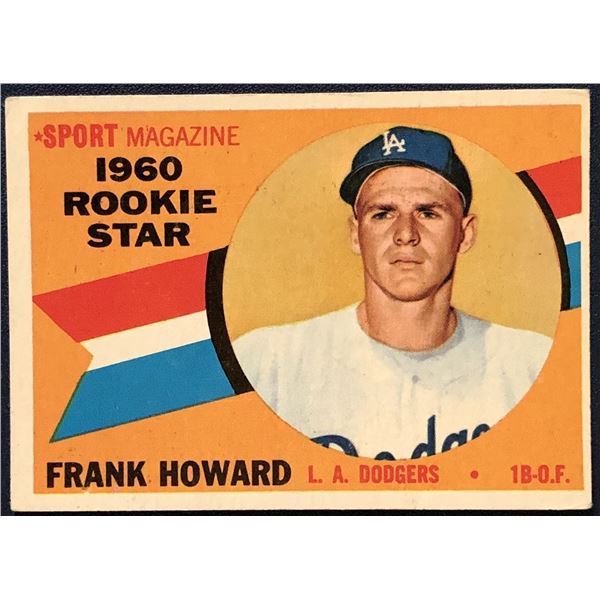 1960 TOPPS FRANK HOWARD ROOKIE CARD