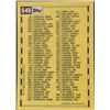 Image 2 : 1990 TOPPS CHECKLIST #5