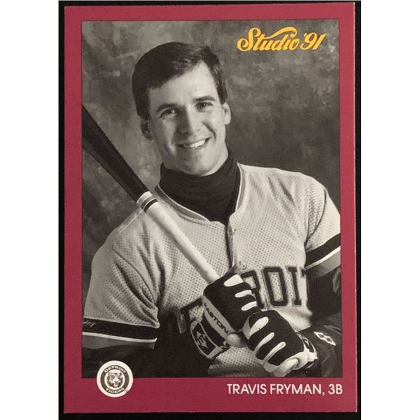 1991 LEAF TRAVIS FRYMAN