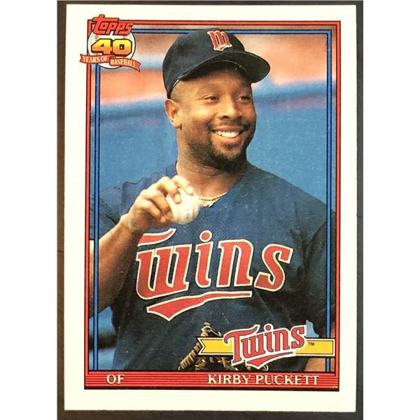 1991 TOPPS KIRBY PUCKETT (HOF)