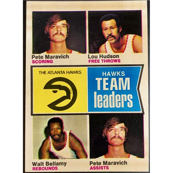1974-75 TOPPS PETE MARAVICH (HOF)