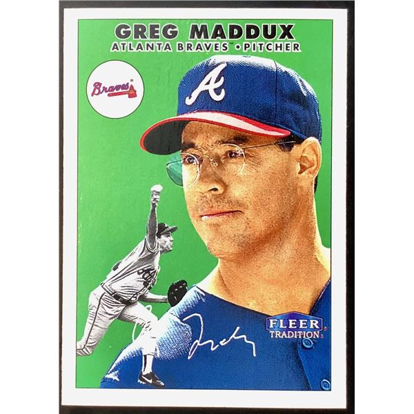 2000 FLEER TRADITION GREG MADDUX (HOF)