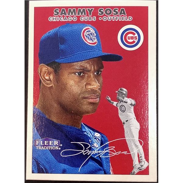 2000 FLEER TRADITION SAMMY SOSA