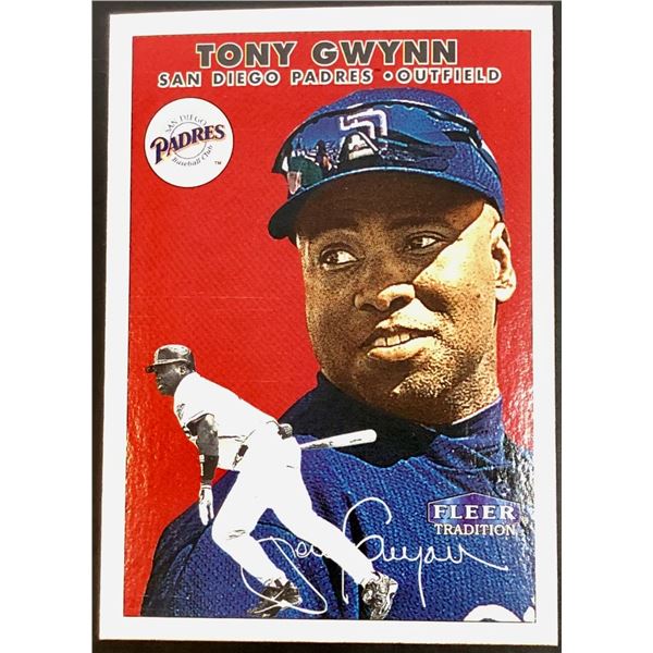 2000 FLEER TRADITION TONY GWYNN (HOF)