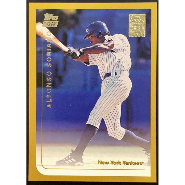 2000 TOPPS ALFONSO SORIANO ROOKIE CARD