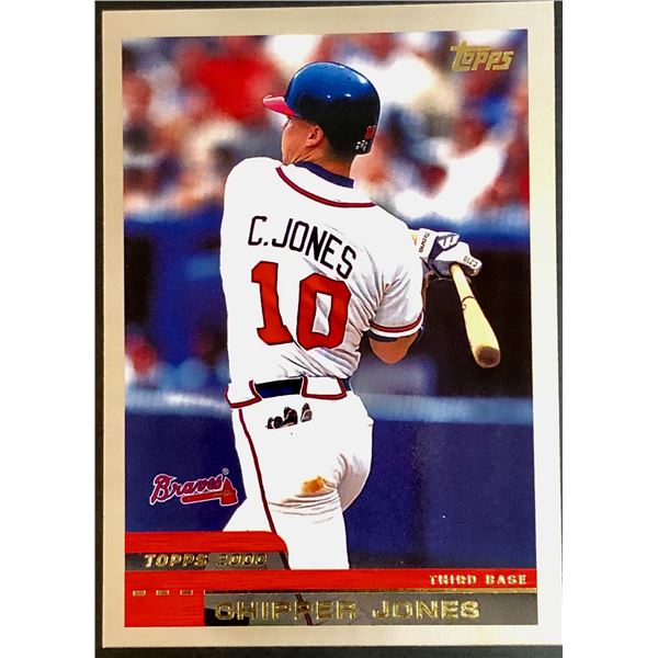 2000 TOPPS CHIPPER JONES (HOF)
