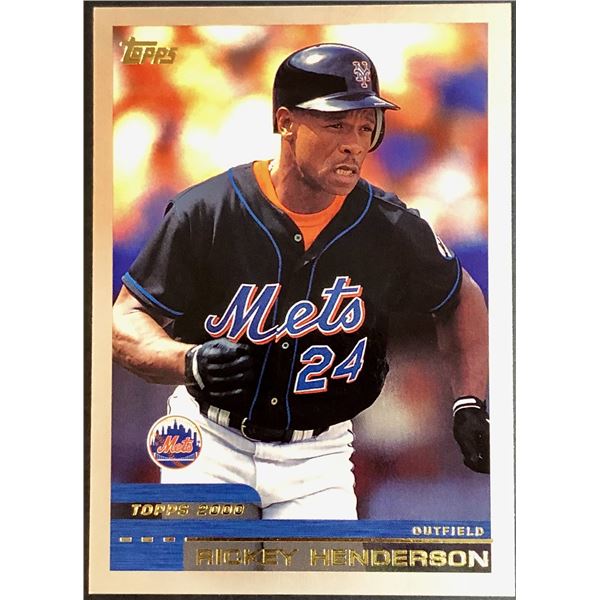 2000 TOPPS RICKEY HENDERSON (HOF)