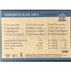 Image 2 : 2001 FLEER TRADITION TORONTO BLUE JAYS