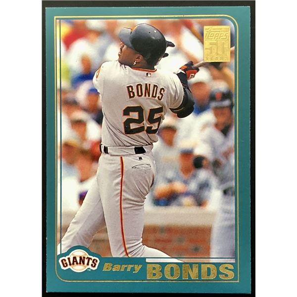 2001 TOPPS BARRY BONDS