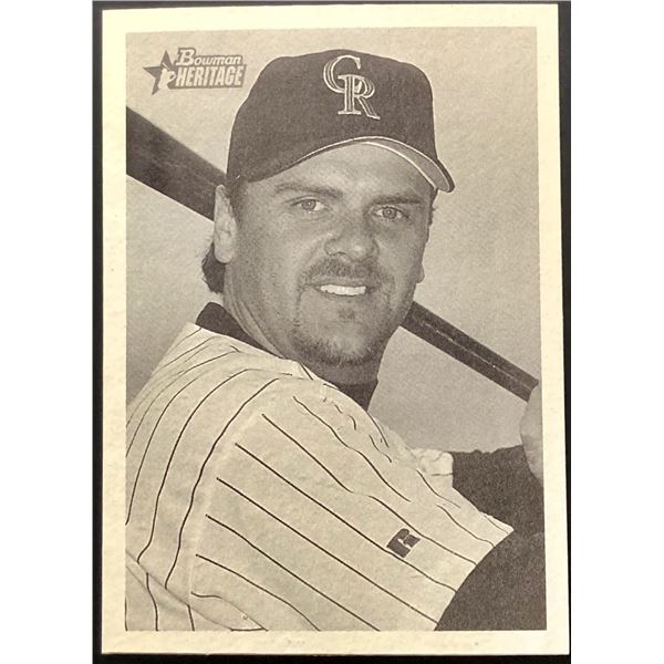 2001 TOPPS HERITAGE LARRY WALKER (HOF)