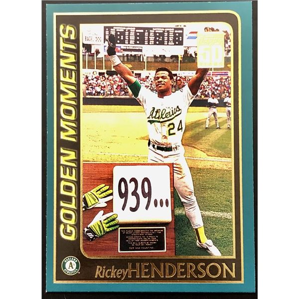 2001 TOPPS RICKEY HENDERSON (HOF)