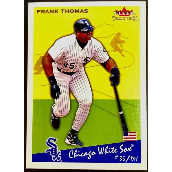 2002 FLEER TRADITION FRANK THOMAS (HOF)
