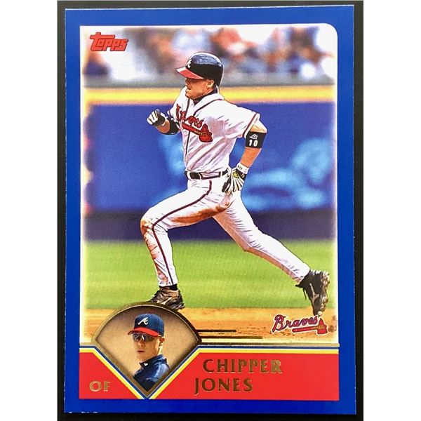 2003 TOPPS CHIPPER JONES (HOF)