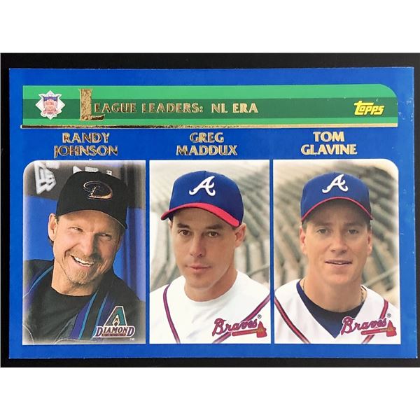 2003 TOPPS RANDY JOHNSON & GREG MADDUX (HOF)