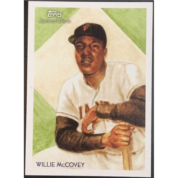 2010 NATIONAL CHICLE BAZOOKA WILLIE McCOVEY (HOF)