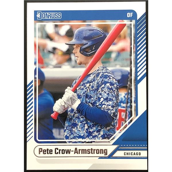 2024 DONRUSS PETE CROW-ARMSTRONG ROOKIE CARD