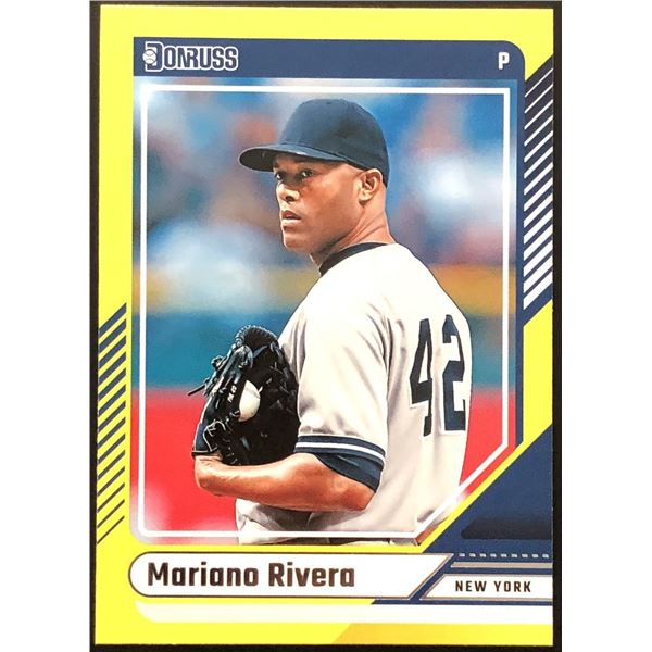 2024 DONRUSS YELLOW FLOOD MARIANO RIVERA (HOF)