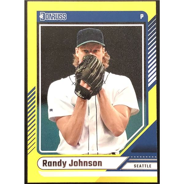 2026 DONRUSS YELLOW FLOOD RANDY JOHNSON (HOF)