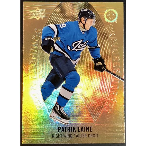 2019-20 UPPER DECK PATRIK LAINE GOLD ETCHINGS