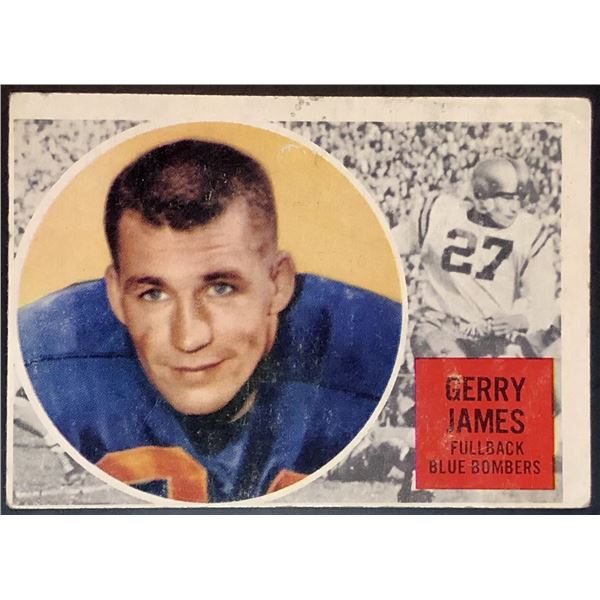 1960 TOPPS CFL GERRY JAMES (HOF)
