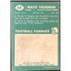 Image 2 : 1960 TOPPS CFL KAYE VAUGHN (HOF)