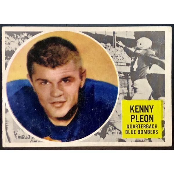 1960 TOPPS CFL KENNY PLEON (HOF)