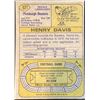 Image 2 : 1974 TOPPS HENRY DAVIS (HOF) ROOKIE CARD