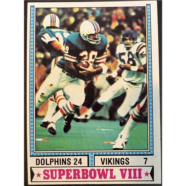1974 TOPPS LARRY CSONKA (HOF)