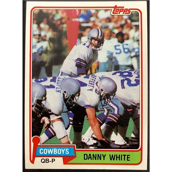 1981 TOPPS DANNY WHITE