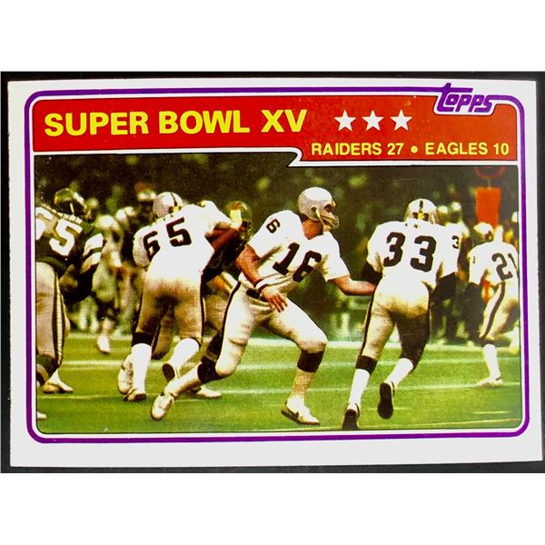 1981 TOPPS JIM PLUNKETT