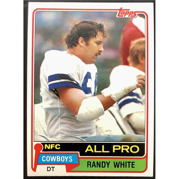 1981 TOPPS RANDY WHITE (HOF)