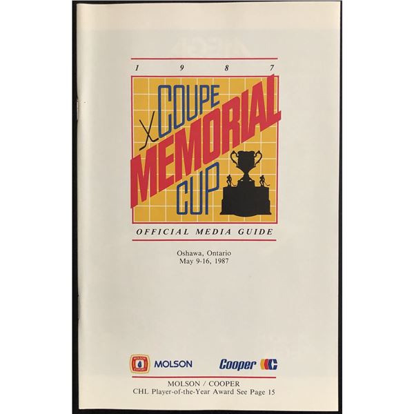 1987 MEMORIAL CUP MEDIA GUIDE