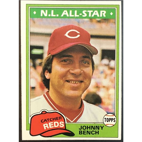1981 TOPPS JOHNNY BENCH (HOF)