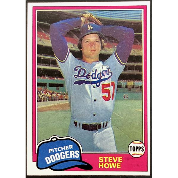 1981 TOPPS STEVE HOWE ROOKIE CARD