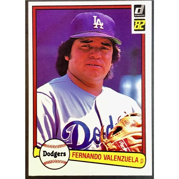 1982 DONRUSS FERNANDO VALENZUELA ROOKIE CARD