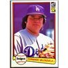 Image 1 : 1982 DONRUSS FERNANDO VALENZUELA ROOKIE CARD