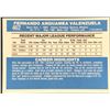 Image 2 : 1982 DONRUSS FERNANDO VALENZUELA ROOKIE CARD
