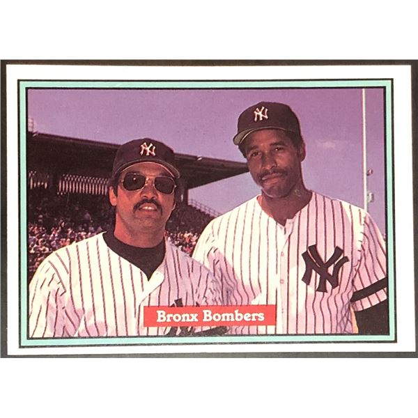 1982 DONRUSS REGGIE JACKSON & DAVE WINFIELD (HOF)