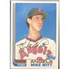 Image 1 : 1982 TOPPS MIKE WITT ROOKIE CARD