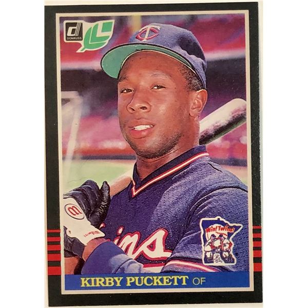 1985 LEAF KIRBY PUCKETT (HOF) ROOKIE CARD