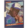 Image 1 : 1986 LEAF FRED McGRIFF (HOF) ROOKIE CARD