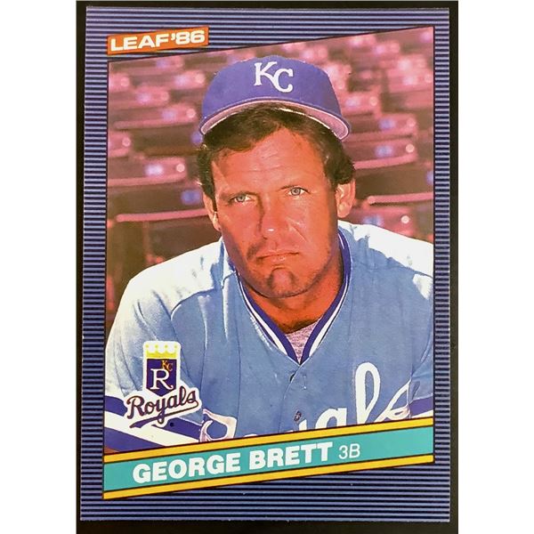 1986 LEAF GEORGE BRETT (HOF)